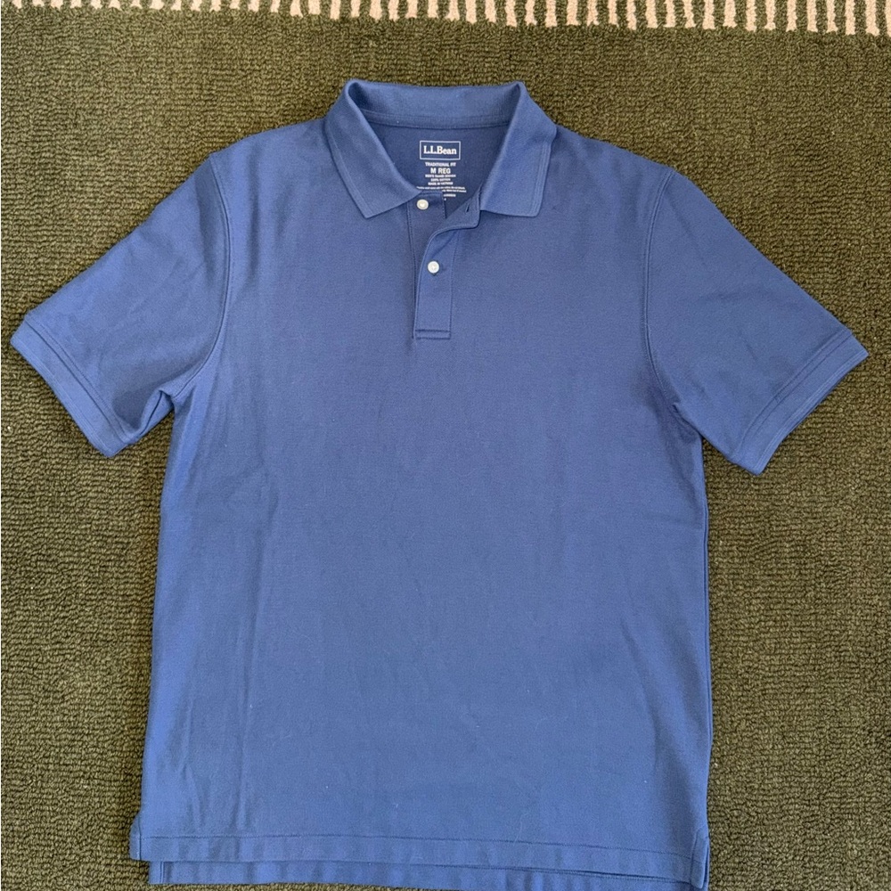 L.L. Bean Men's Classic Navy Polo